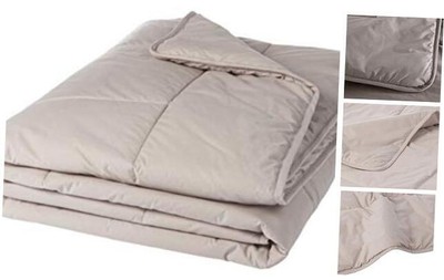 Cottonpure Sustainable Cotton Filled Medium Warmth Breathable Full/Queen Gray