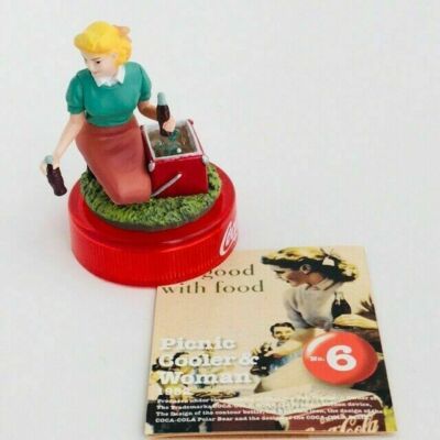Coca Cola Graffiti Oldies Figure Collection Picnic Woman KAIYODO