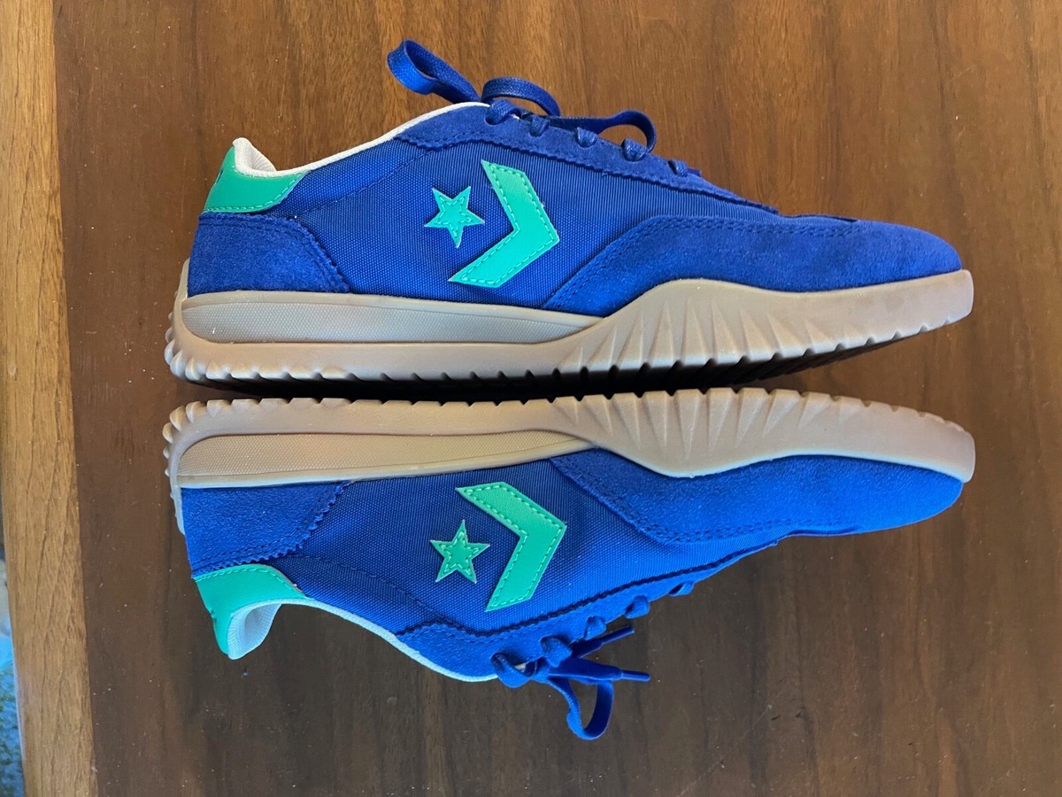 Converse Run Star Trainer Blue/Apex Green/Egret (Men 7; Women