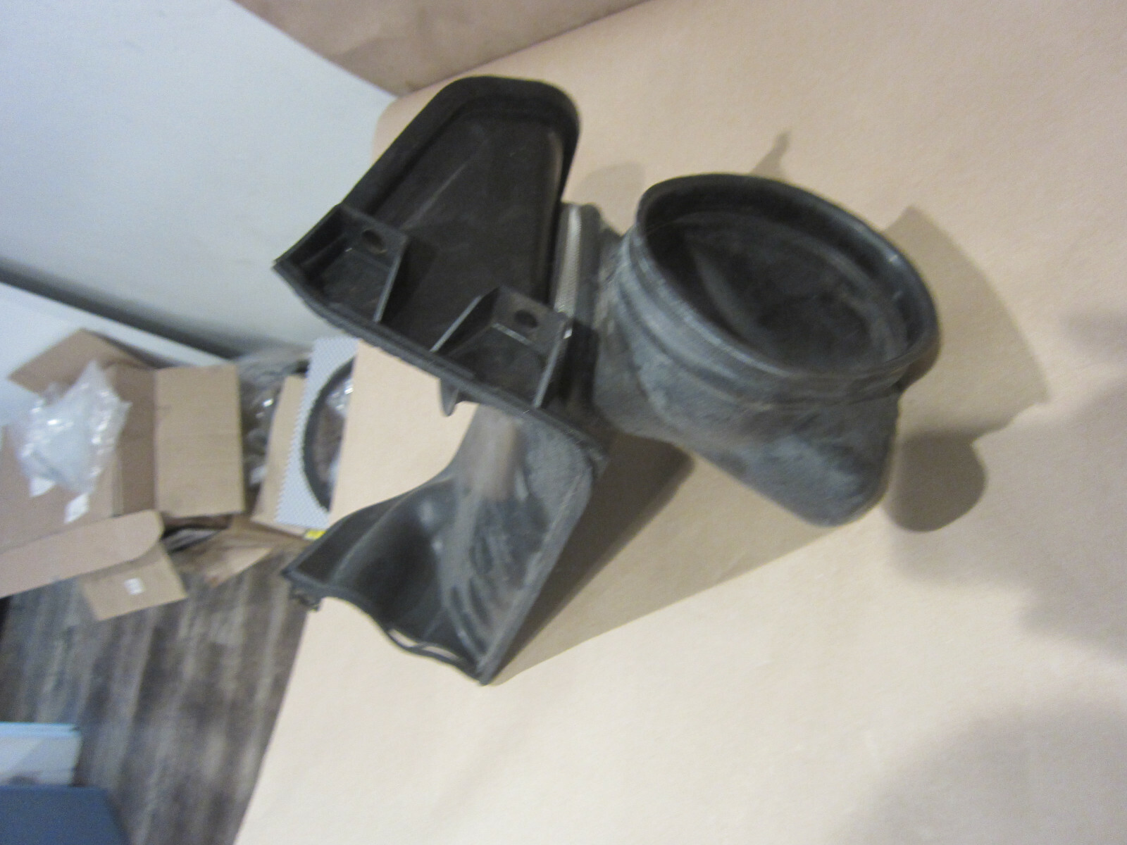 Ferrari 458 - LH Air Duct On Oil Radiator With Rubber Sleeve - P/N 83002200