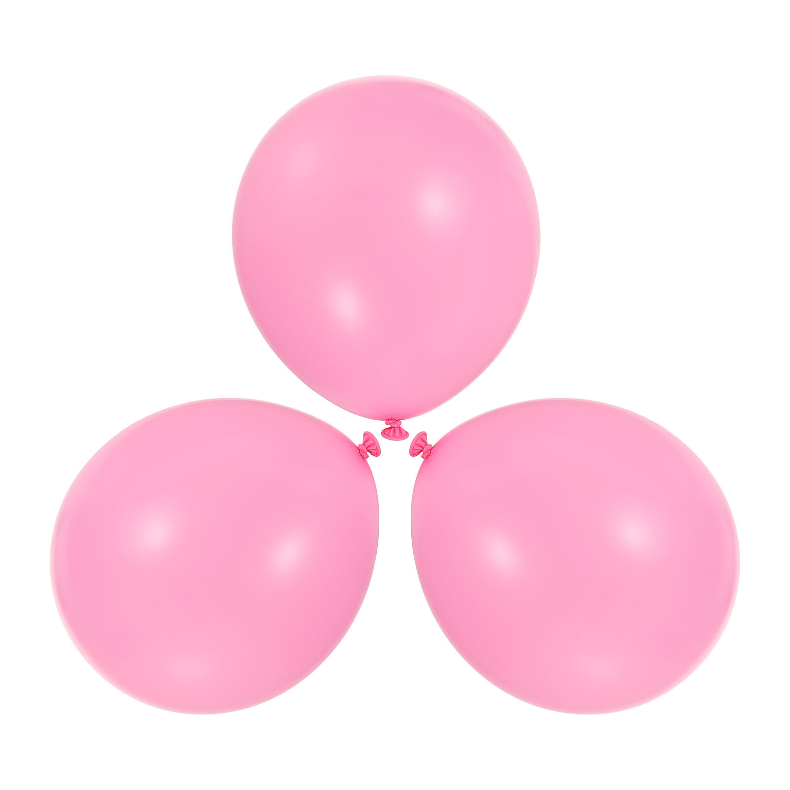 Party Balloons, 50 Pack Pink Latex Balloons Round Balloons Bulk