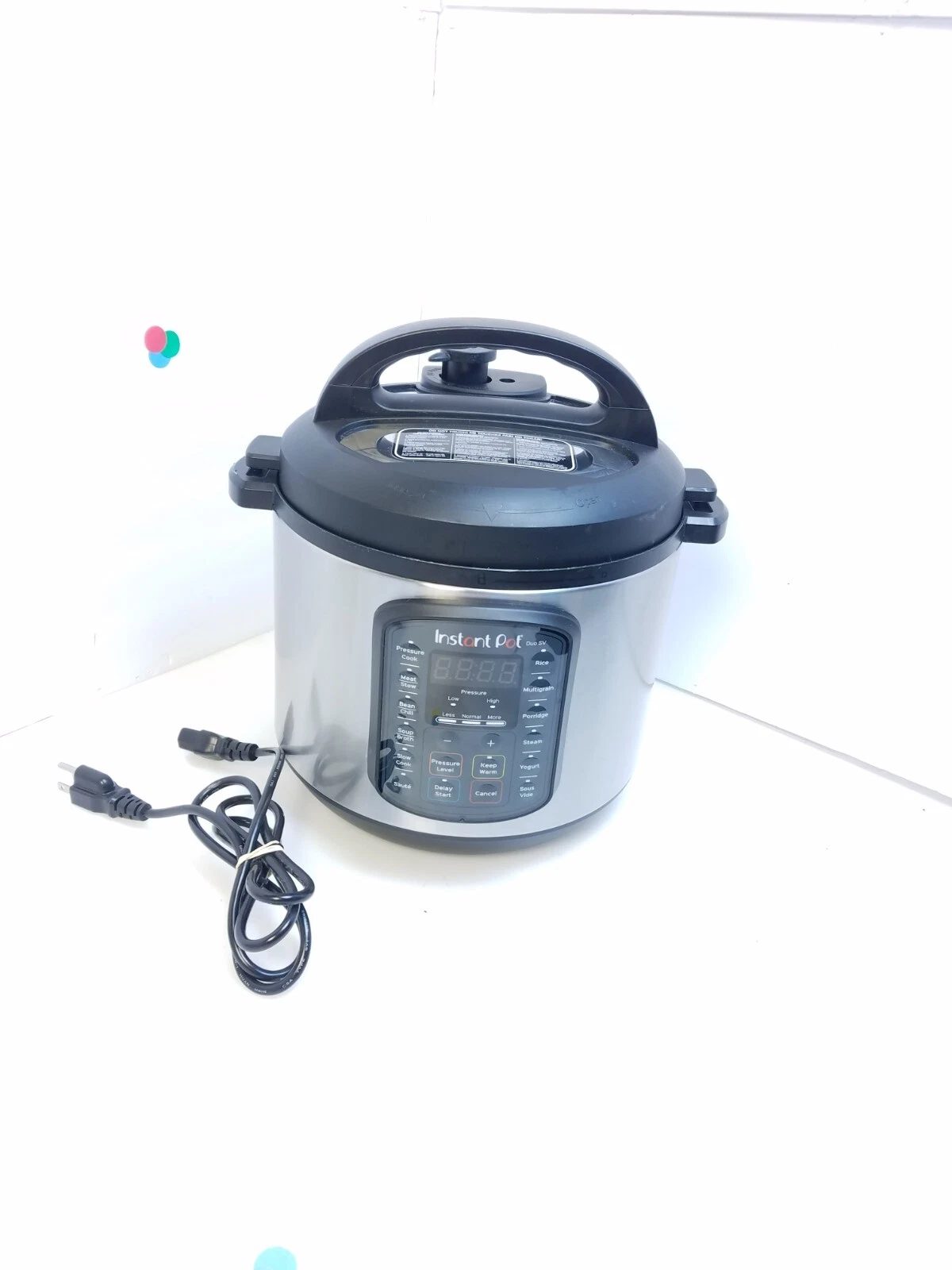 Insta Pot Duo SV 60 Electric Pressure Cooker - 6 Quarts