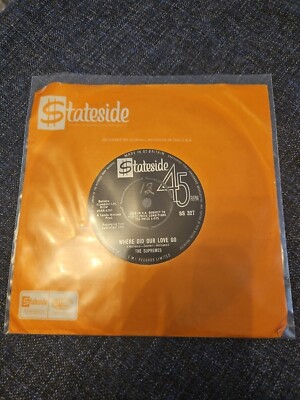 THE SUPREMES WHERE DID OUR LOVE GO /HE MEANS THE WORLD TO ME.UK ORIG 1964 7''