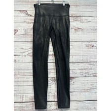 SPANX Faux Leather Legging Women's Size L Black