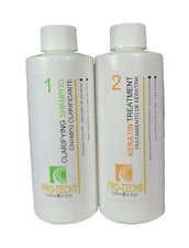 Pro-techs keratin Brazilian Smoothing hair treatment 135ml/ 4.5oz Coconut Strong