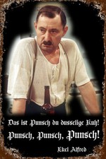 Blechschild EKEL ALFRED 30 x 20 cm Metallschild TV Vintage Nostalgie (0010104)