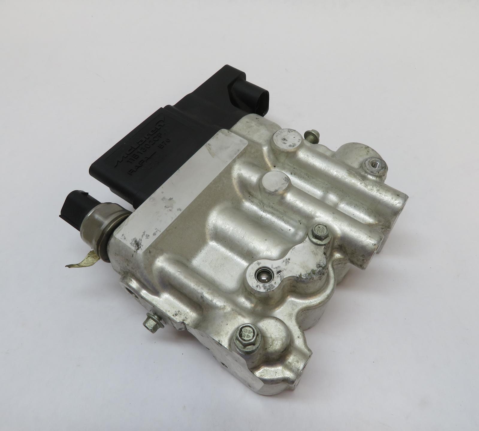 2015 MCLAREN 650S HYDRAULIC SUSPENSION VALVE BLOCK OEM 11B1302CP.01