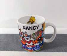Taza Nancy Kelloggs Cereal City 1998 EE. UU. Tony the Tiger taza personalizada