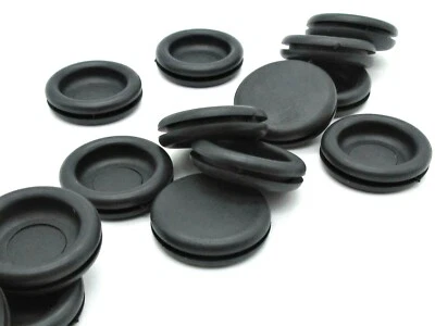 ALLTRADE SUPPLY INC 1" Auto Body Panel Rubber Hole Plugs Solid Grommet Fits 1/16" Thick Materials