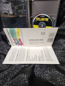 Stellar-Fire 1993 Sega CD *Writing On Manual Registration Card 