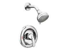 Moen 82604 48 Alder Posi-Temp Single Handle Pressure Balanced Shower Trim with