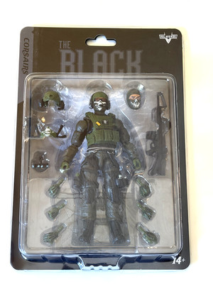 VALAVERSE ACTION FORCE 1:12 THE BLACK CORSAIRS VERSION A 6  ACTION FIGURE MOSC!!