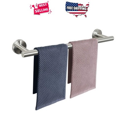 Bath Towel Bar 24 Inch Stainless Steel Wall Mounted Holder Brushed Nickel Rack