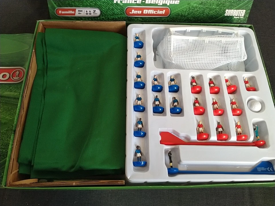 Subbuteo Equipes Nationales / France Belgique / Jeu De Société Complet - Photo 2/4