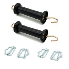 Plastic Electric Fence Gate Handle with Polytape Splicer,Spring Gate Handle w...