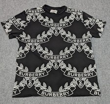 Burberry London England Oak Leaf Crest All Ov...