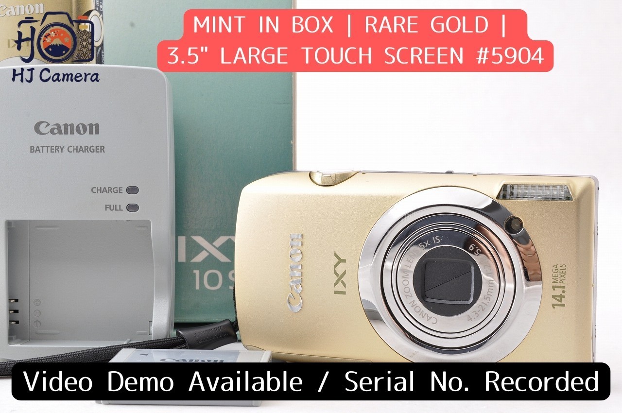 [NEUWERTIG in BOX] Canon IXY 10S Gold Digitalkamera IXUS 210 14.1MP...