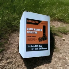 SUNGATOR Two Water Hammer 3/4" Male Comp. × 3/4" Female.with sealing tape