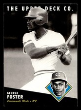 Upper Deck - George Foster Baseball card Cincinnati Reds Raw Trading Card