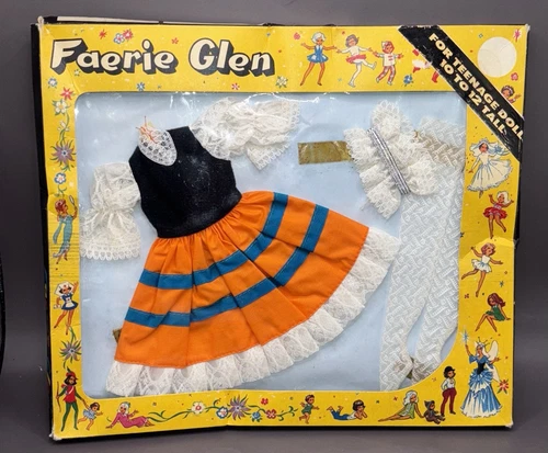 Vintage 70s Faerie Glen Doll Outfit for 10-12” Fashion Doll MIP Barbie CLONE