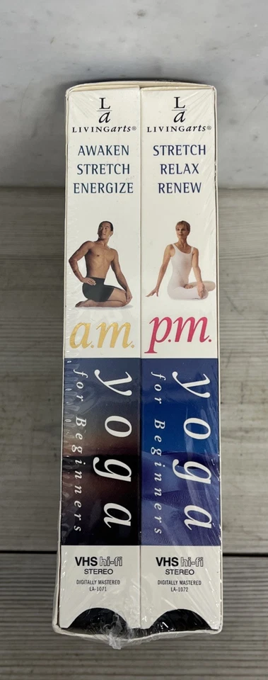 AM/PM Yoga for Beginners (VHS Tape) Box Set, New Factory Sealed - Image 4 of 4