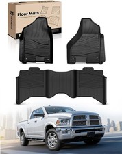 Automotive Floor Mats Compatible with Ram 1500/2500/3500 Crew Cab 2009-2