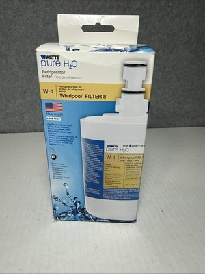 Watts Pure H2O W-4 Refrigerator Water Filter Whirlpool Filter 8 Kenmore 9002