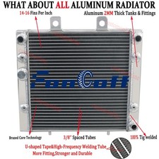 For 2004-2017 2010 POLARIS SPORTSMAN 400 450 500 570 1240520 Aluminum Radiator