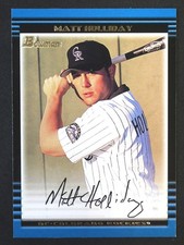 BOWMAN 2002 Matt Holliday Baseball Card #247