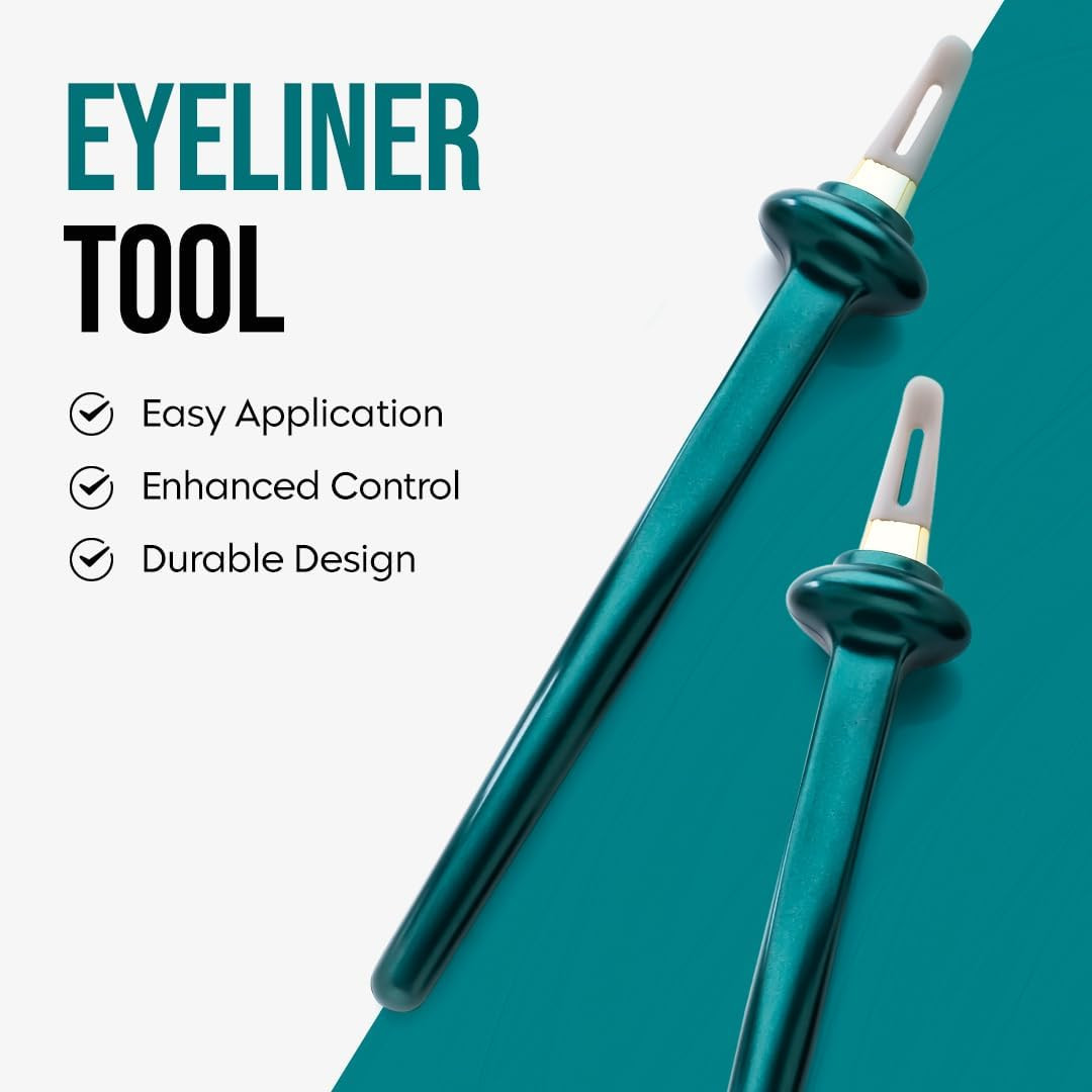 Eyeliner Gel No-Skip Eyeliner Silicone Guide Tool Reusable Eyeliner Brush Makeup View 3