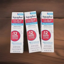 3 Aquaphor Children's Itch Relief Ointment - 1 Oz each Exp 05/26