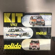 Peugeot 104 Metal Kit 1/43 Unassembled Mini Car SOLIDO [Age 13+]