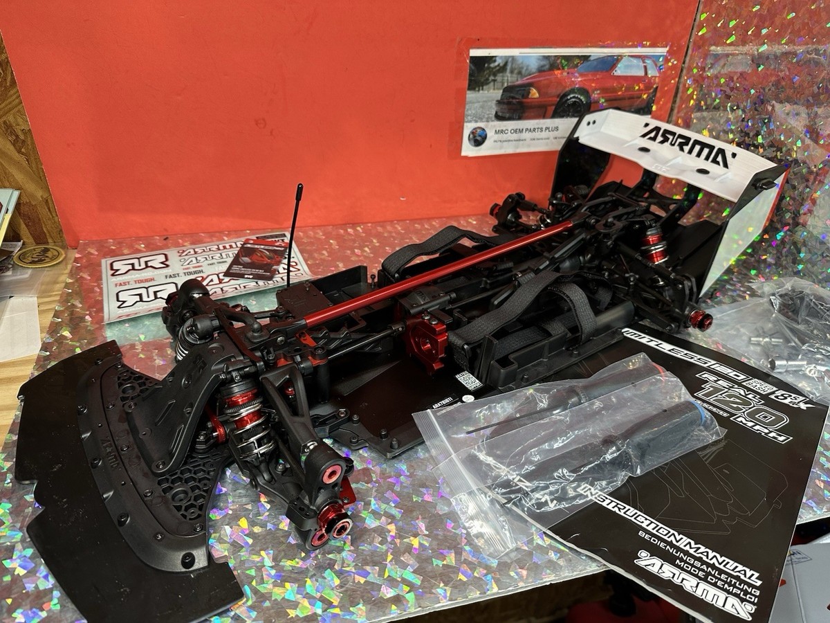 ARRMA 1/7 LIMITLESS 120 8S BLX SPEED MACHINE Roller Chassis Slider