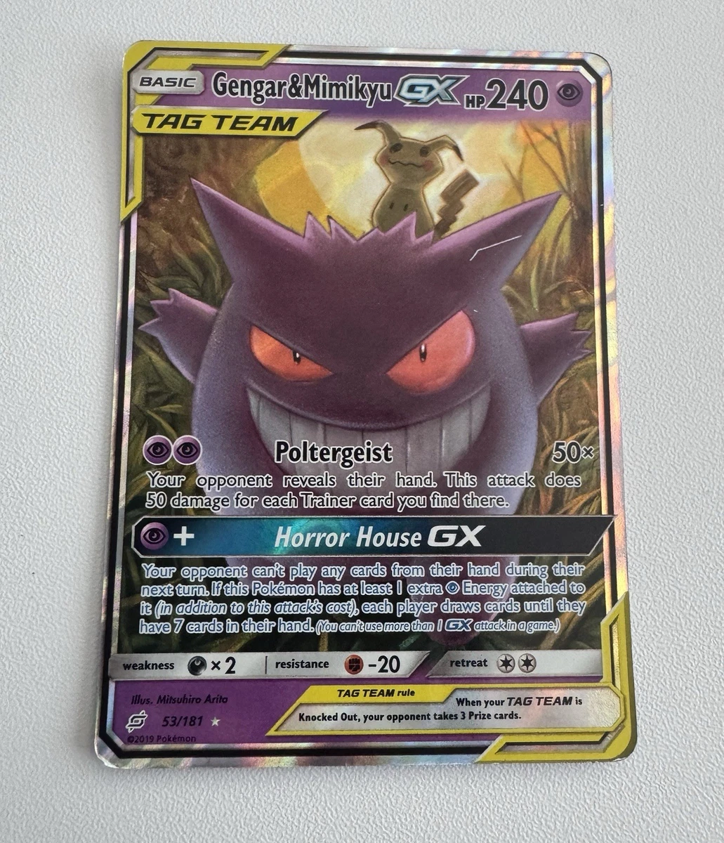 Gengar & Mimikyu GX 53/181 Sm-Team Up for sale | eBay