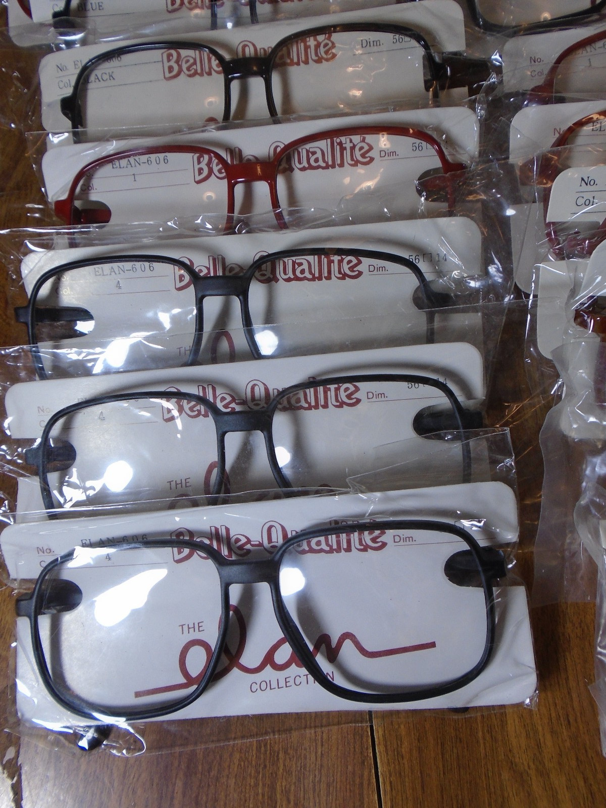 LOT of 67 Elan Eyeglasses Frames Vintage NOS 1980s