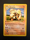 Pokemon 1999 Base Set 1st Edition Shadowless Arcanine #23 NM Near Mint