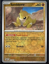 Sandshrew 027/165 Common 151 Pokemon Lightly Played