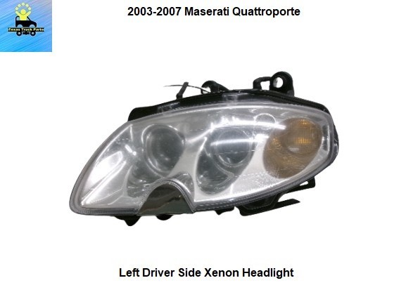 190847 03 04 05 06 07 Maserati Quattroporte Left Headlight Head Light Lamp XENON