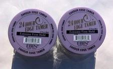 Lot of 2 EBIN NEW YORK 24 Hour Edge Tamer Extreme Firm Hold 2.7oz Each Sealed
