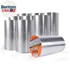 Butyl Tape Waterproof Sealing Tape Aluminum Foil Tape, for RV Repair, Window, Si
