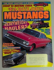 Fabulous Mustangs Exotic Fords Magazine 1993 Feb Lincoln Mark VIII '69 Torino