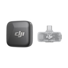 DJI Mic Mini 1 TX  1 Mobile RX , Wireless Microphone for Smartphone Black