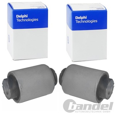 2x DELPHI QUERLENKERLAGER BUCHSEN VORDERACHSE passend für FORD COURIER FIESTA PU