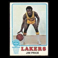 Jim Price #38 1973 Topps Los Angeles Lakers Basketball Card NBA EX