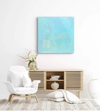 Original 30 x 30 Inch Abstract Painting, Contemporary Modern Painting, Fine Art