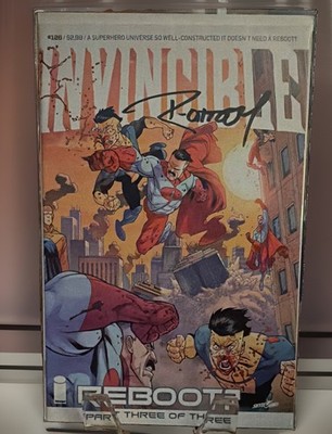 Invincible #126 ''Reboot?'' Signed by Ryan Ottley Image Comics.