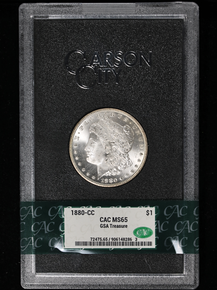1880-CC GSA Morgan Silver Dollar CAC Grading MS65 Superb Eye Appeal | eBay