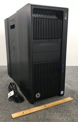 HP Z840 Desktop E5-2630 v4 16GB RAM 512GB NVMe, As Is w/Power Cord
