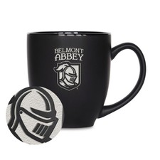 Rico Industries NCAA Belmont Abbey Crusaders 15oz Laser Engraved Matte Black ...
