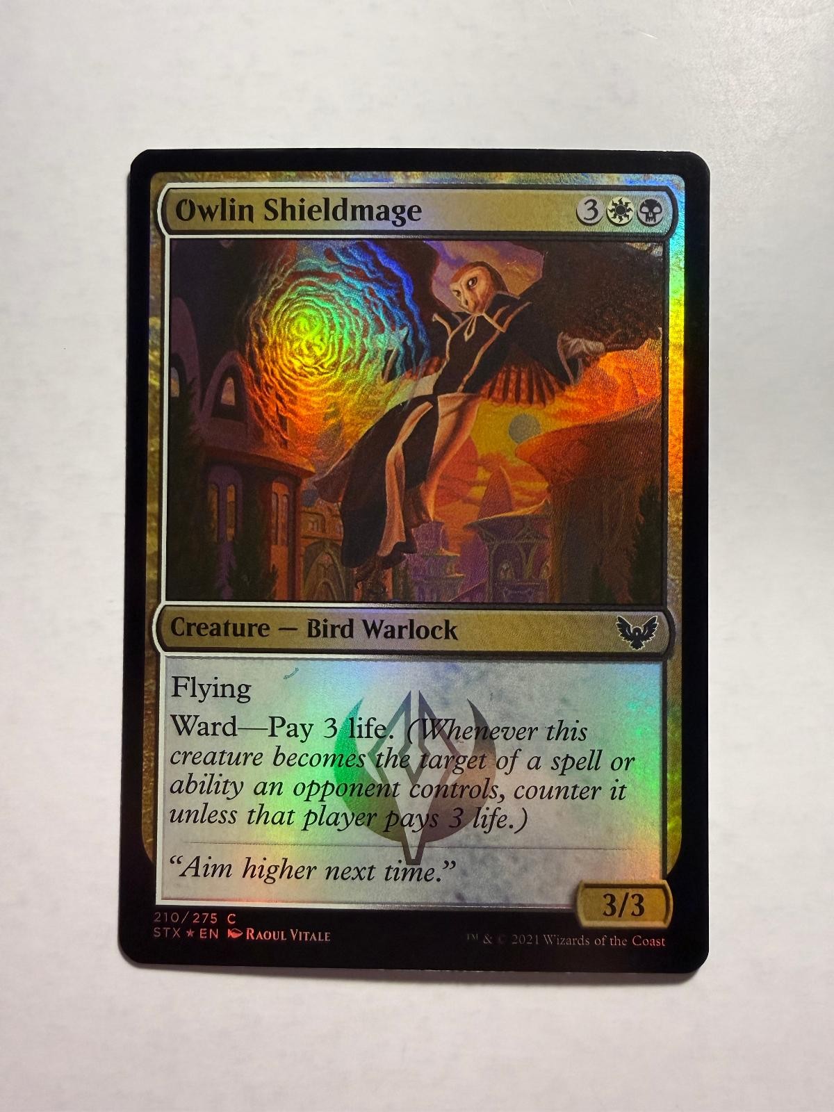 Owlin Shieldmage 210 MTG Strixhaven: School of Mages Foil